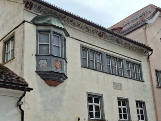 Svizzera, Coira, palazzo della storica corporazione dei sarti. Foto Marco Giovenco