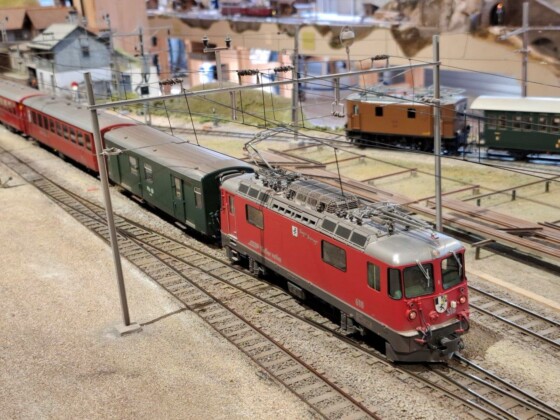 Svizzera, Museo Ferroviario Albula a Berg&uuml;n. Foto Marco Giovenco