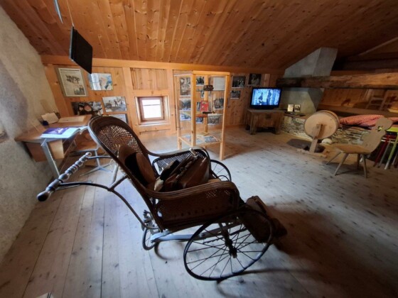 Svizzera, Ortsmuseum a Bergun, stanza di Heidi. Foto Marco Giovenco