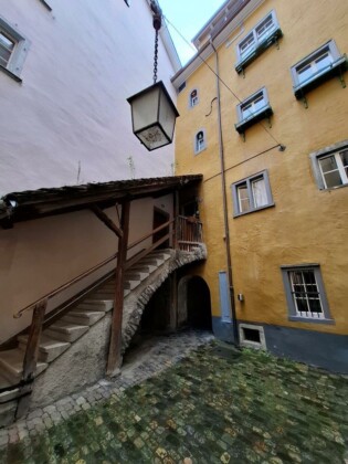 Svizzera, centro storico di Coira. Foto Marco Giovenco