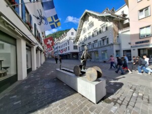 Svizzera, centro storico di Coira. Foto Marco Giovenco