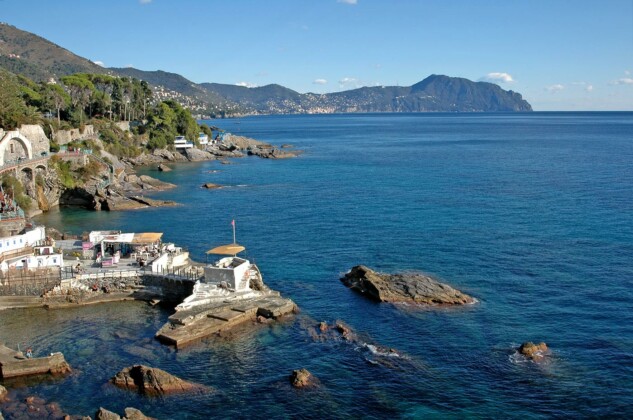 Genova in autunno - le scogliere di Nervi