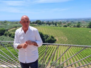 Marco Carpineti, titolare dell'azienda di Cori, foto Marco Giovenco